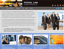 Tablet Screenshot of fuessel-law.com